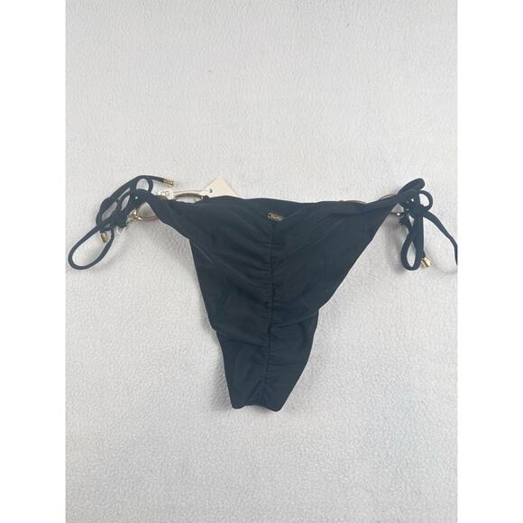 NWT Beach Bunny Kinsley Tie Side Bottom – Black – Size XL - Picture 5 of 8